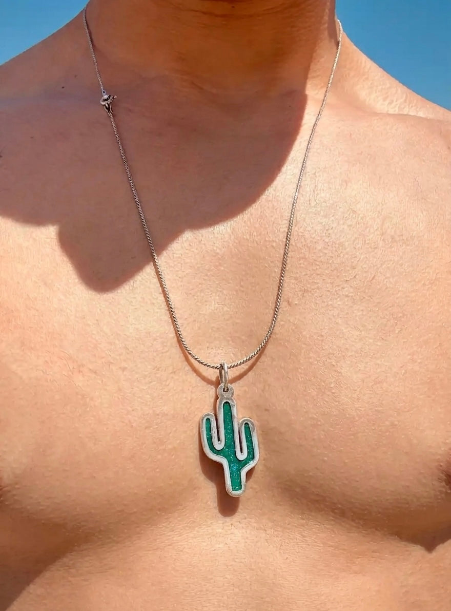 Summer Cactus Necklace