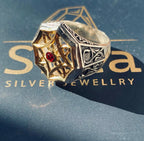 ROYAL CREST RING - Sterling Silver 925