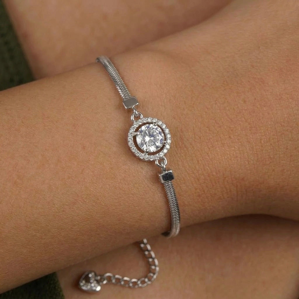 Classic Halo Sparkle Bracelet