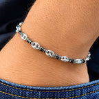 Noir Heritage Bracelet - S925 Sterling Silver