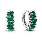 Green Emerald Drops Earrings