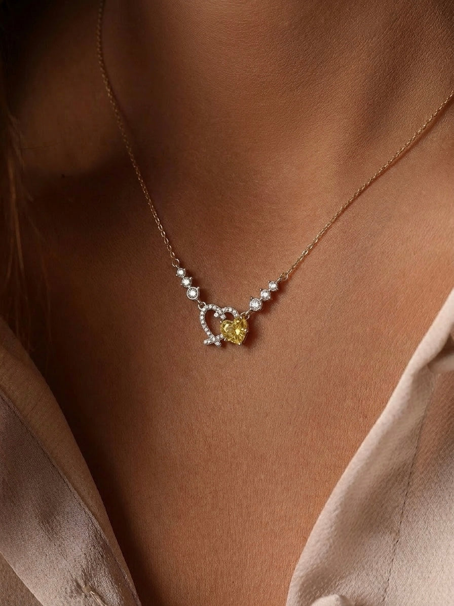 Sunbeam Heart Necklace