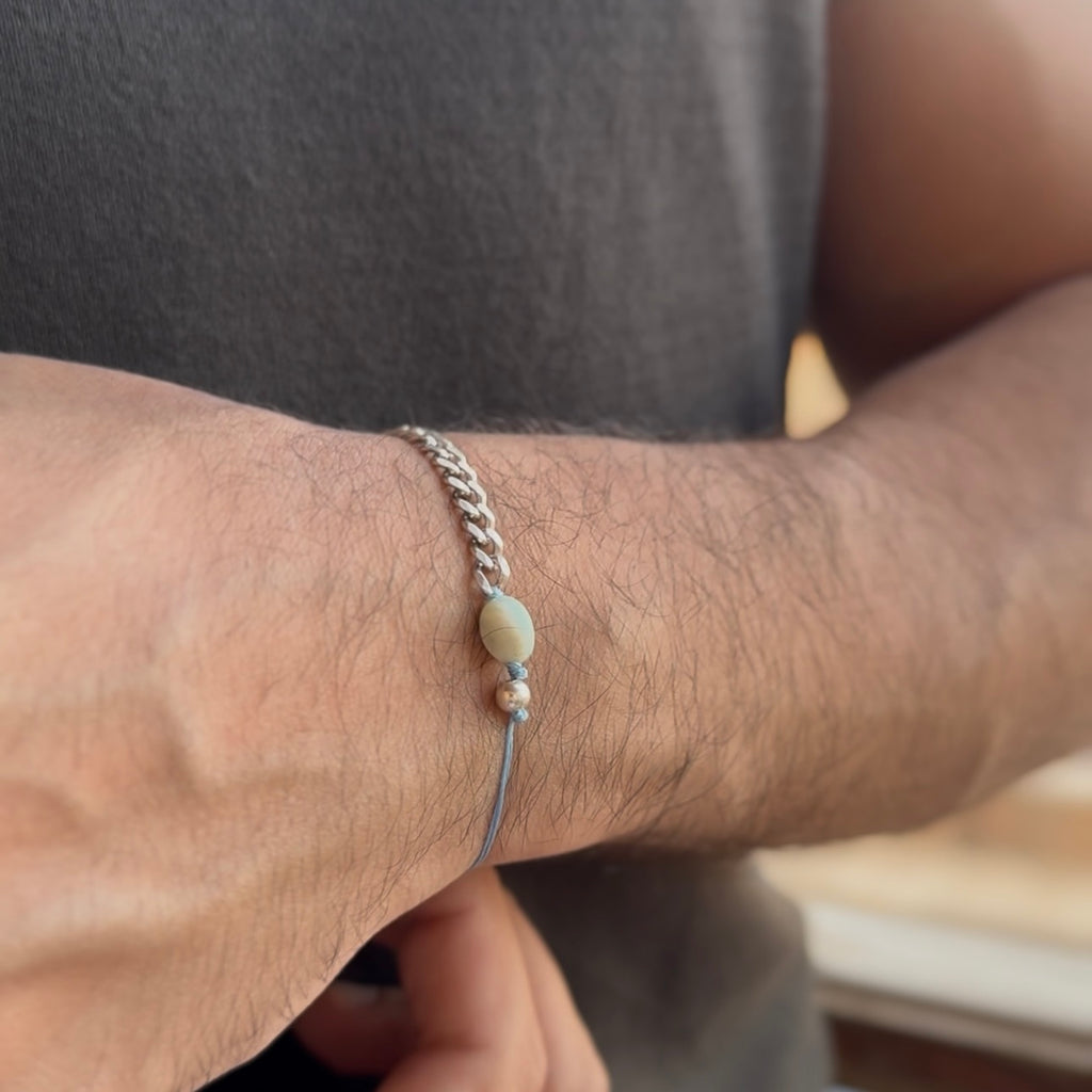 Amazonite Bracelet - S925 Sterling Silver
