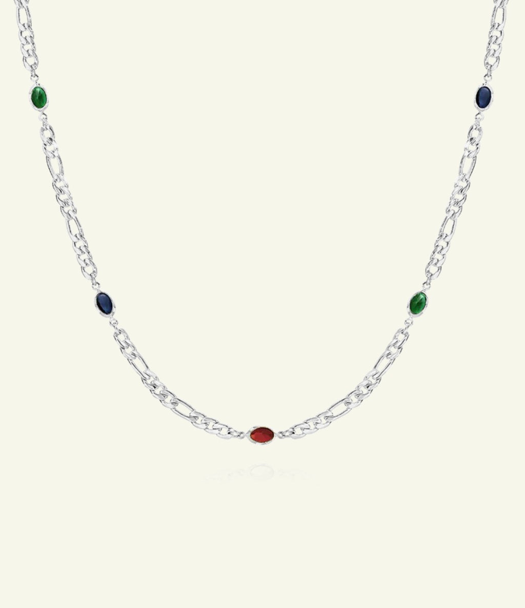Aubrey Necklace, Silver