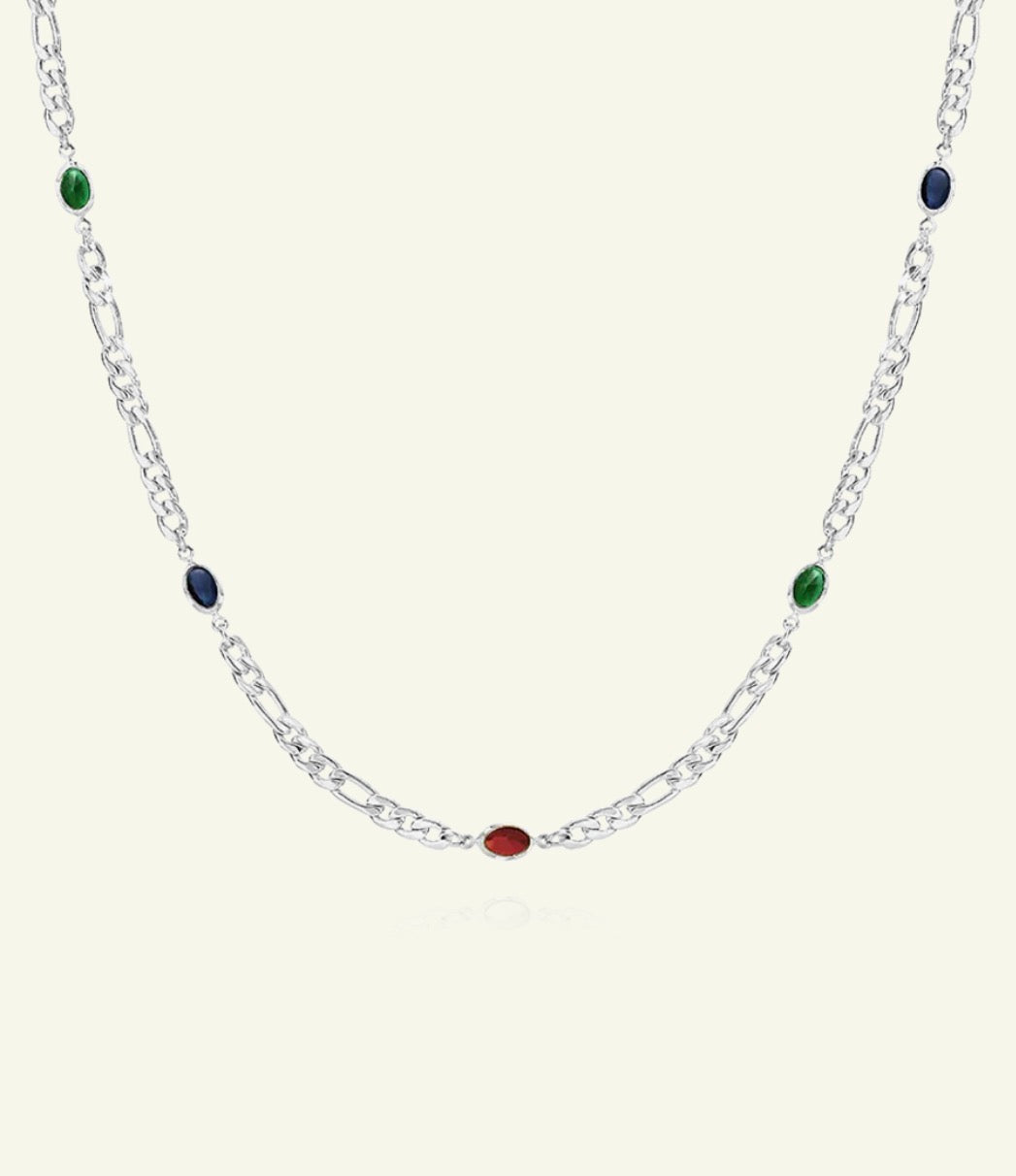 Aubrey Necklace, Silver