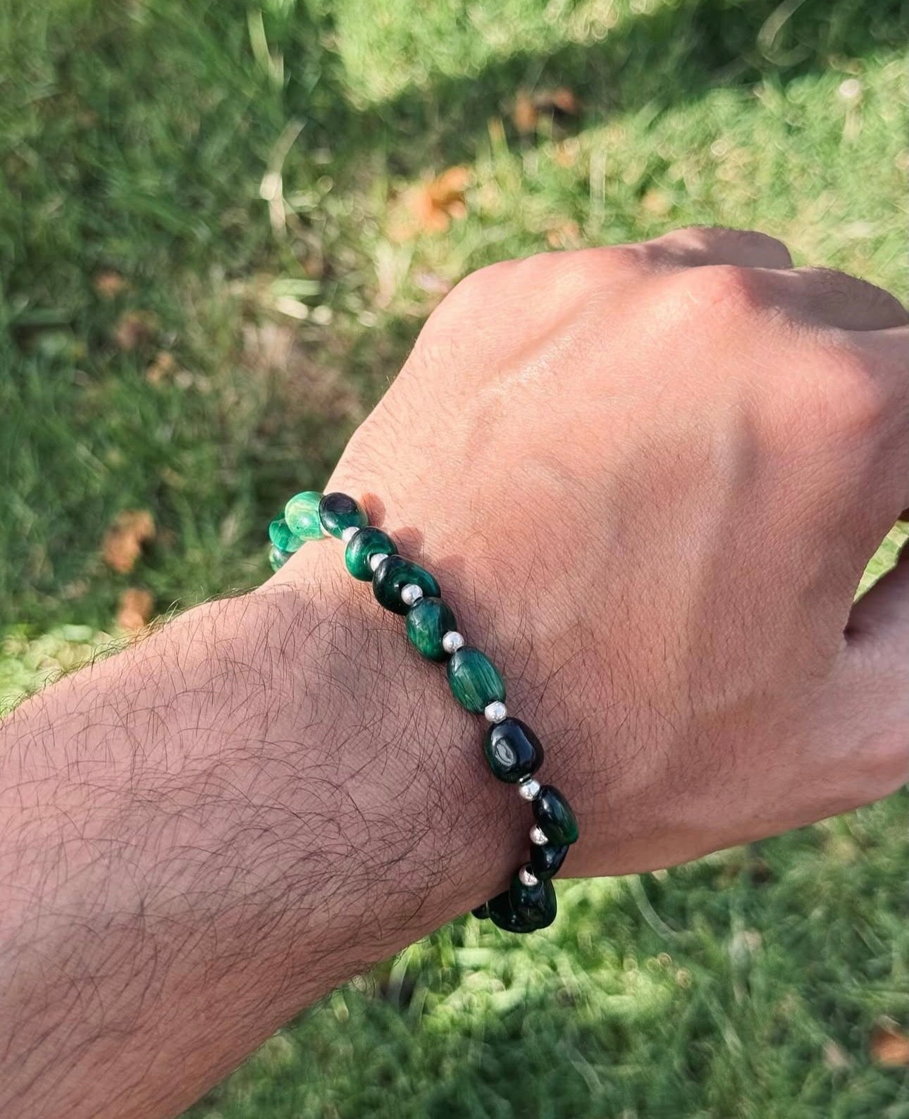 Green Tiger Eye Stones Bracelet