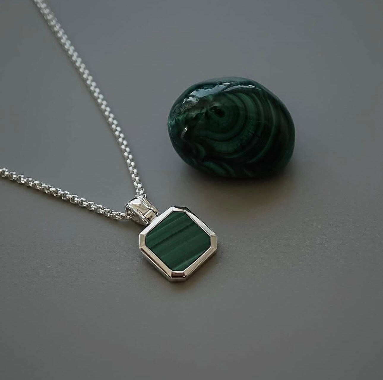 Malachite necklace