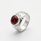 Crimson Forge  Ring - S925 Sterling Silver