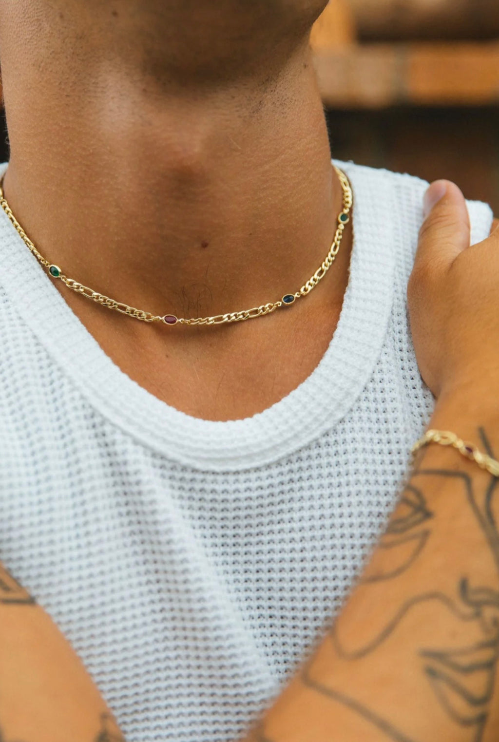 Aubrey Necklace, Gold