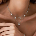 Glow Up Zircon Layered Necklace