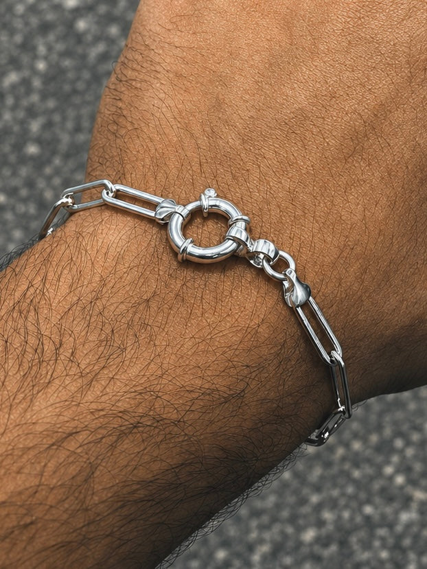 Linked Bracelet in Sterling Silver 925s