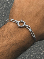 Linked Bracelet in Sterling Silver 925s