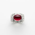 Crimson Forge  Ring - S925 Sterling Silver