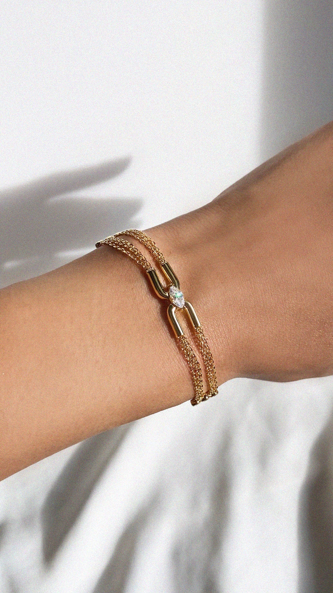 STEVIE BRACELET GOLD PLATED
