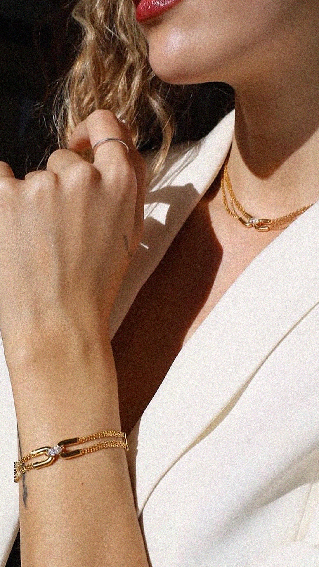 STEVIE BRACELET GOLD PLATED
