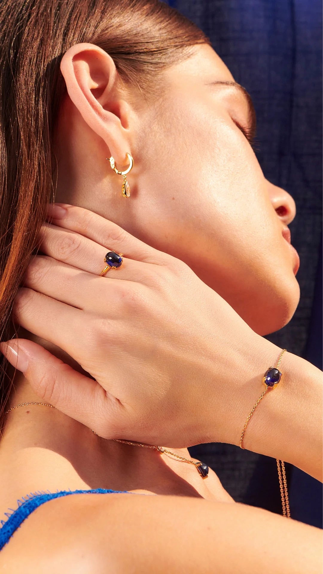 CABOCHON BRACELET SAPPHIRE