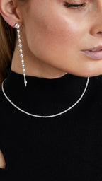 LEXI TENNIS NECKLACE 3mm SILVER