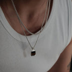 Tiger Eye Octagon Necklace