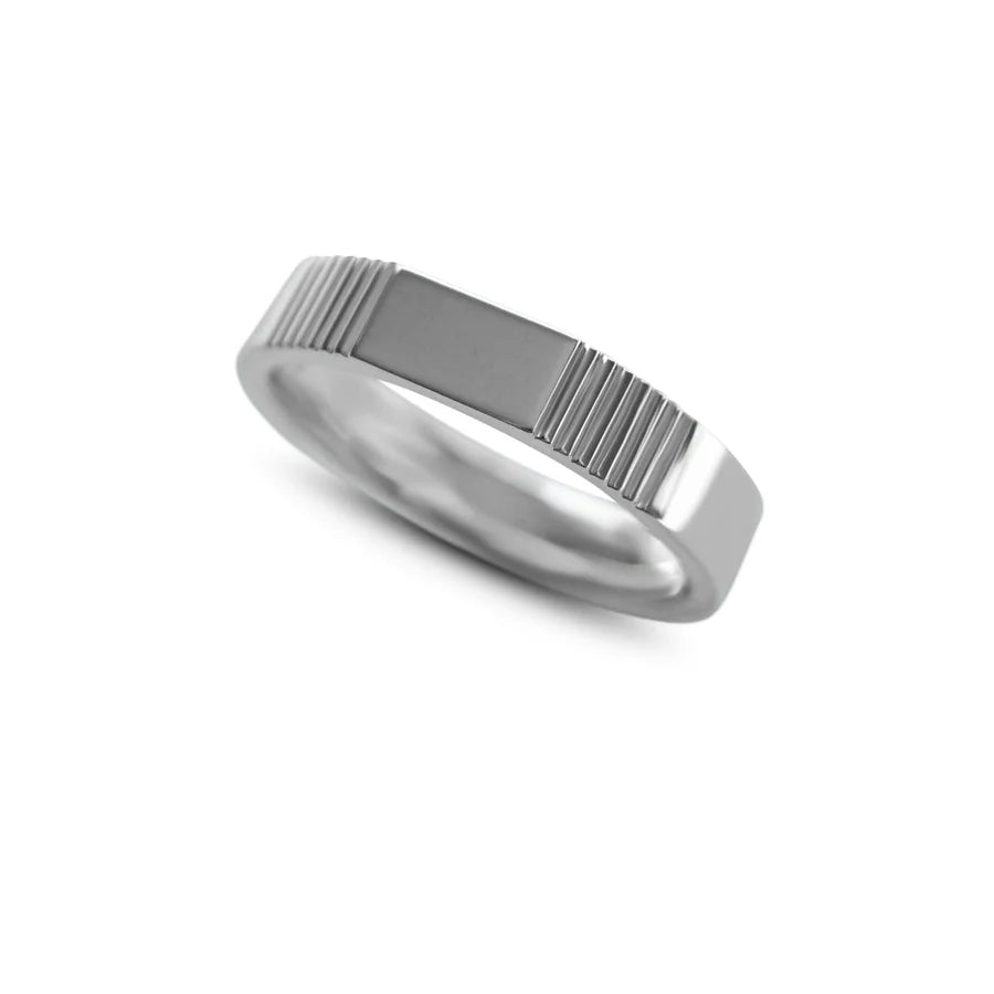 Lines Ring Silver