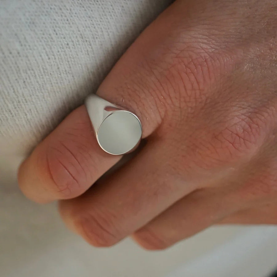 Dome signet Ring