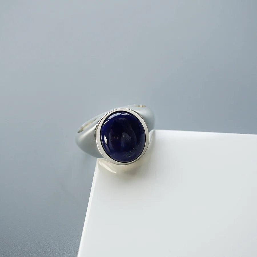 Lapis Lazuli Oval Ring
