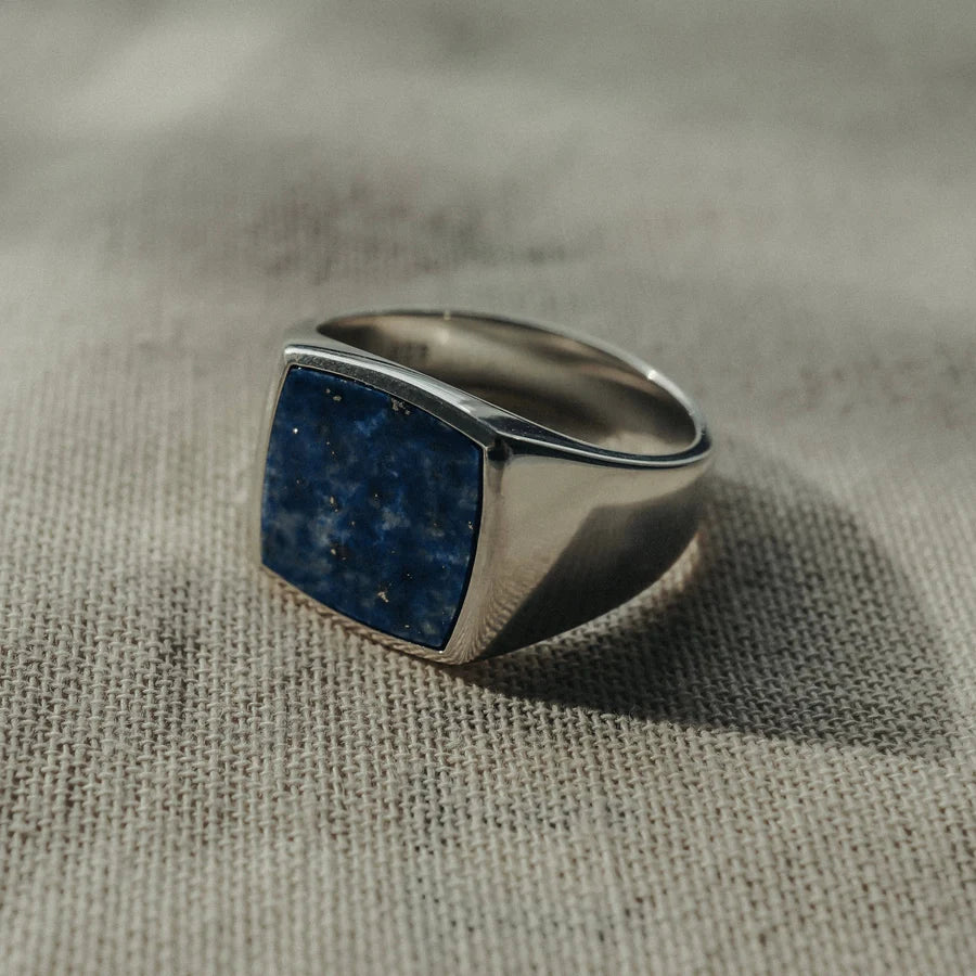 Lapis Lazuli Square Ring