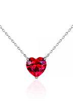 I adore you Ruby Necklace