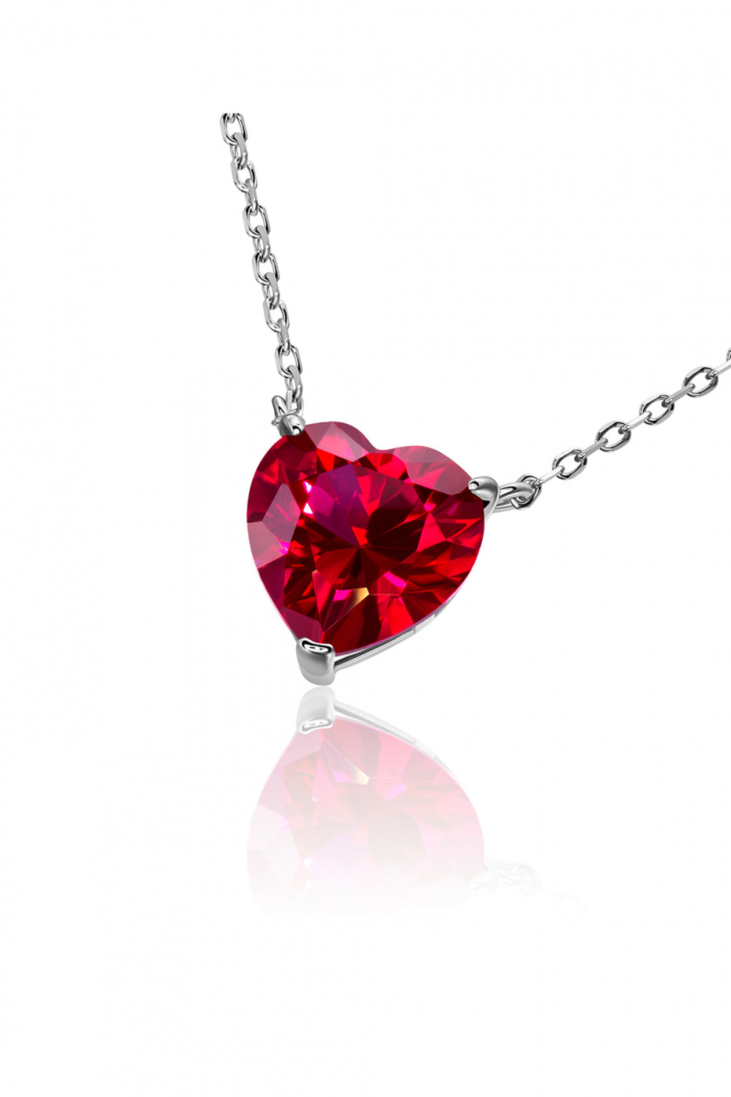 I adore you Ruby Necklace