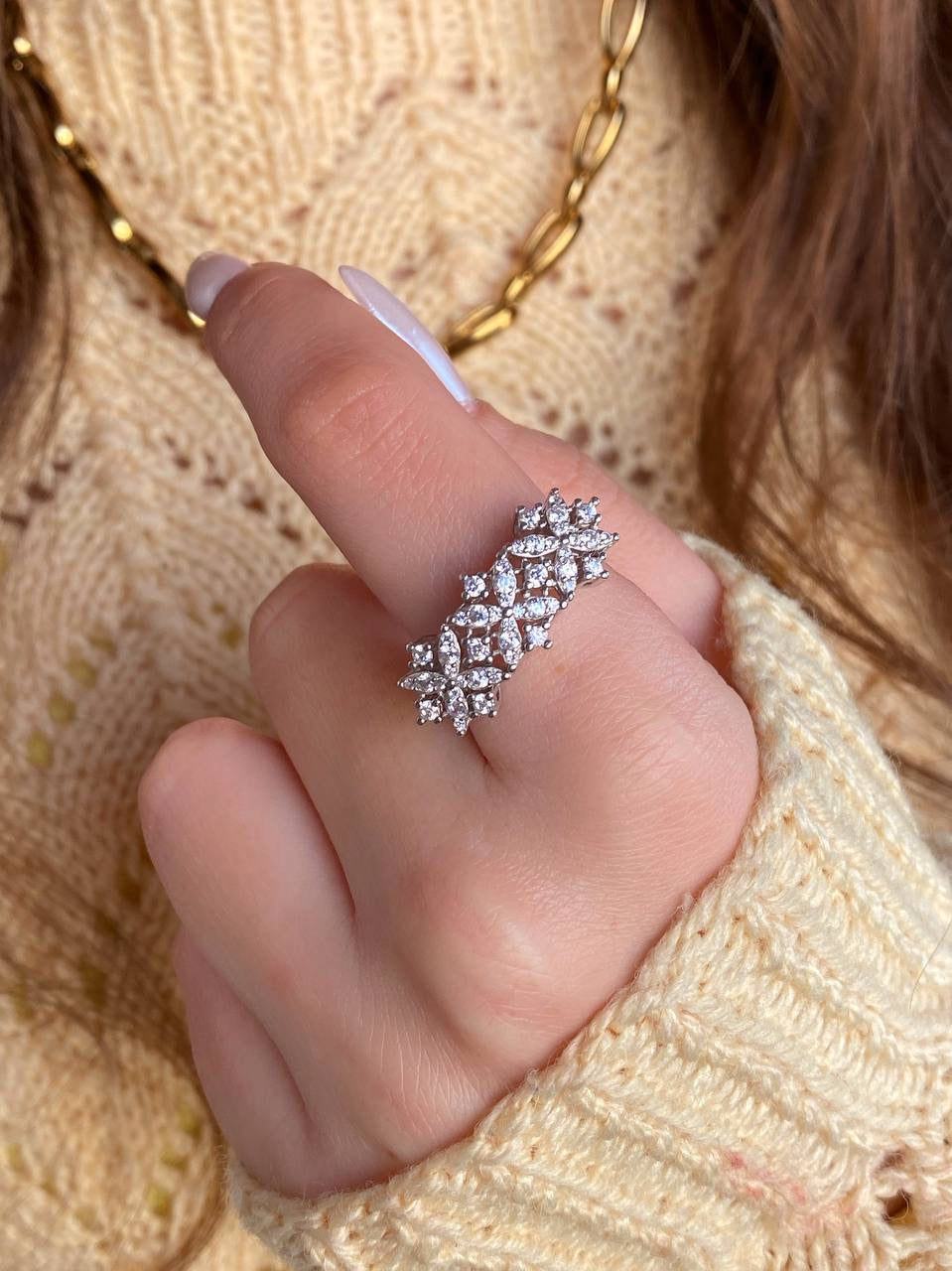 Marquise Bloom Ring