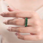 Fancy Emerald Stones Ring