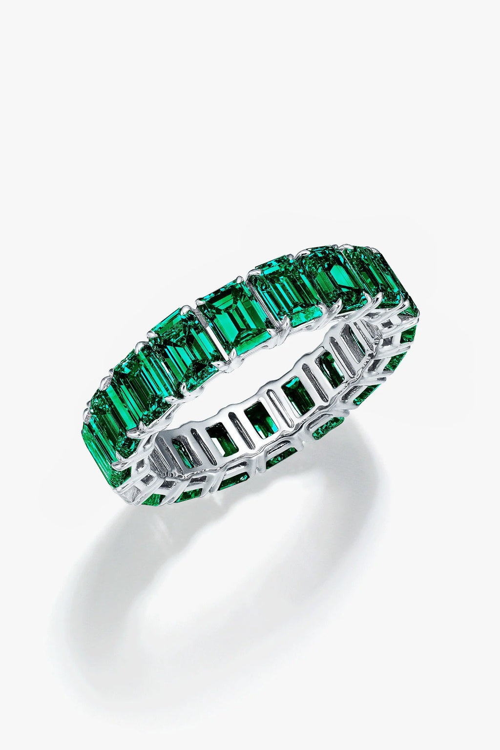 Fancy Emerald Stones Ring