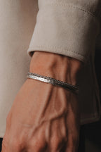 Thin Hammered bracelet