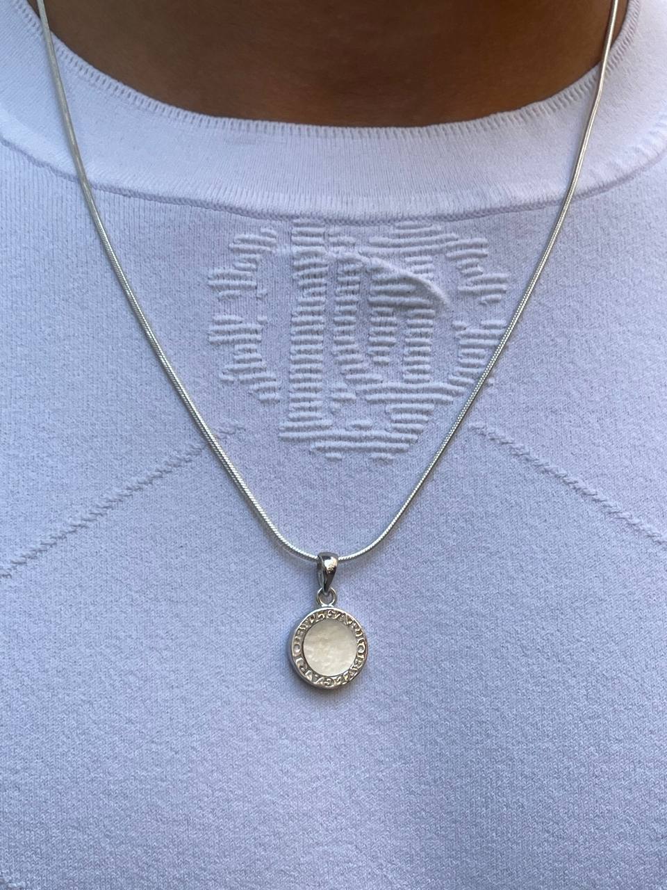 White pearl Bulgari Necklace