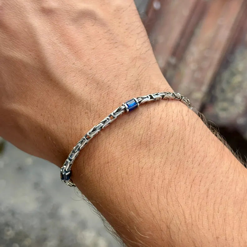 Blue Sapphire King bracelet