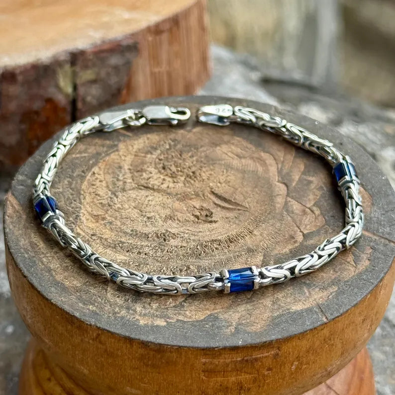 Blue Sapphire King bracelet