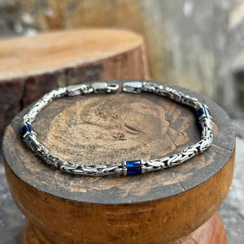 Blue Sapphire King bracelet