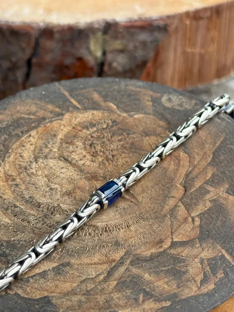 Blue Sapphire King bracelet