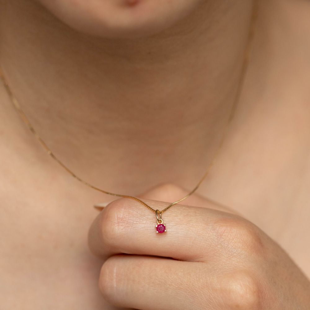 RUBY Promise NECKLACE