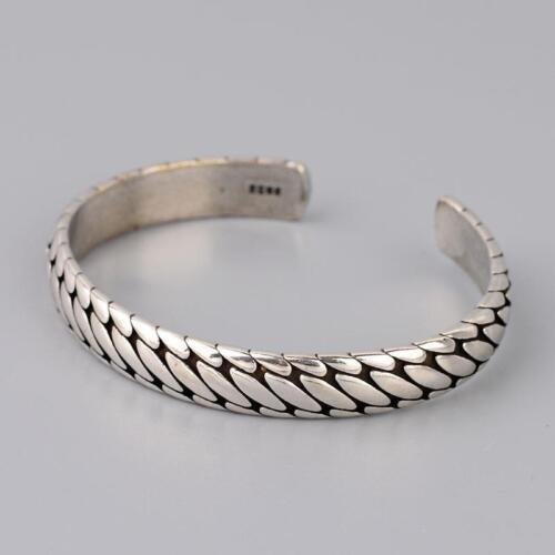 Vintage Open Bangle Twisted Cuff Bracelet