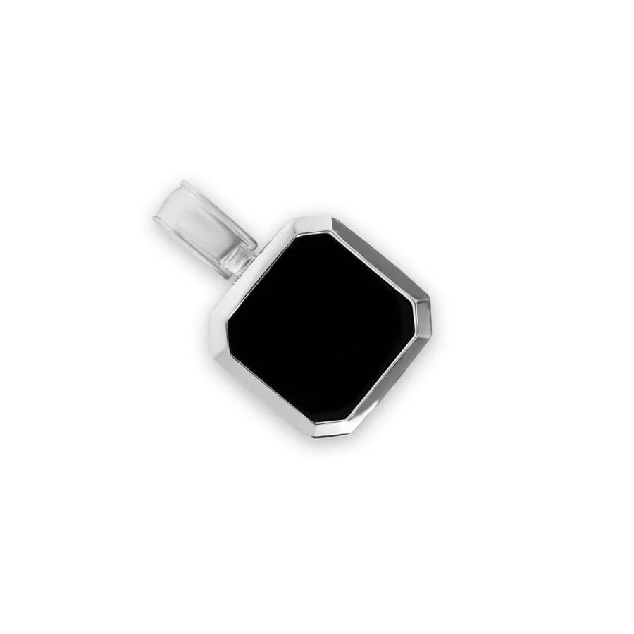 Black Onyx Square Pendant