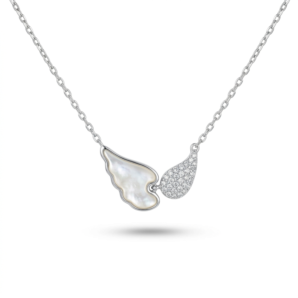 Ethereal Wing Duo Necklace