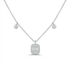 Baguette Lumina Droplet Necklace