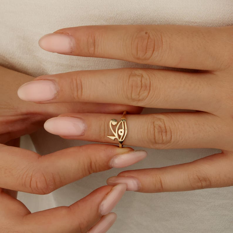 Dainty Horus Eye Ring