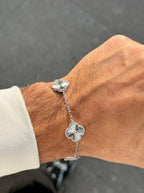 Silver Van Cleef Bracelet - Sterling Silver 925