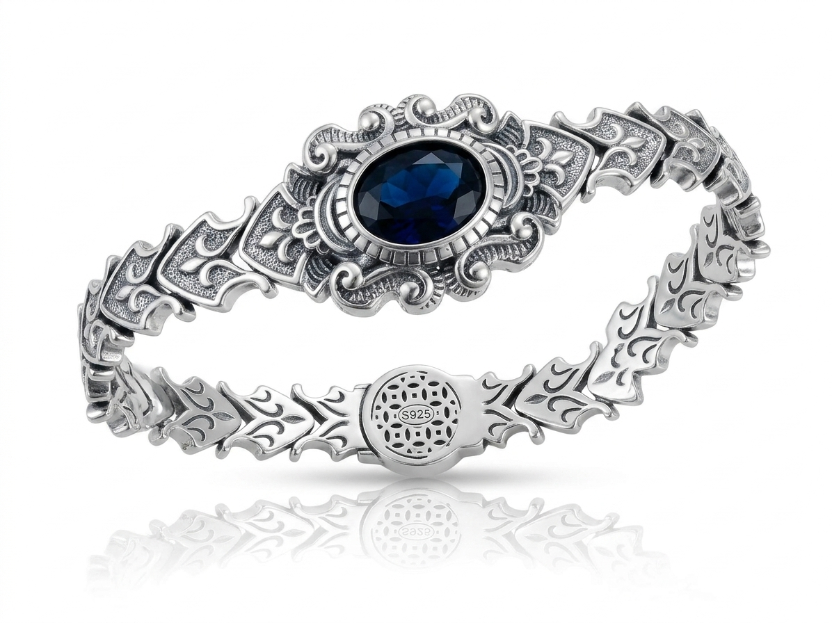 Blue Sapphire - Vampire Bracelet