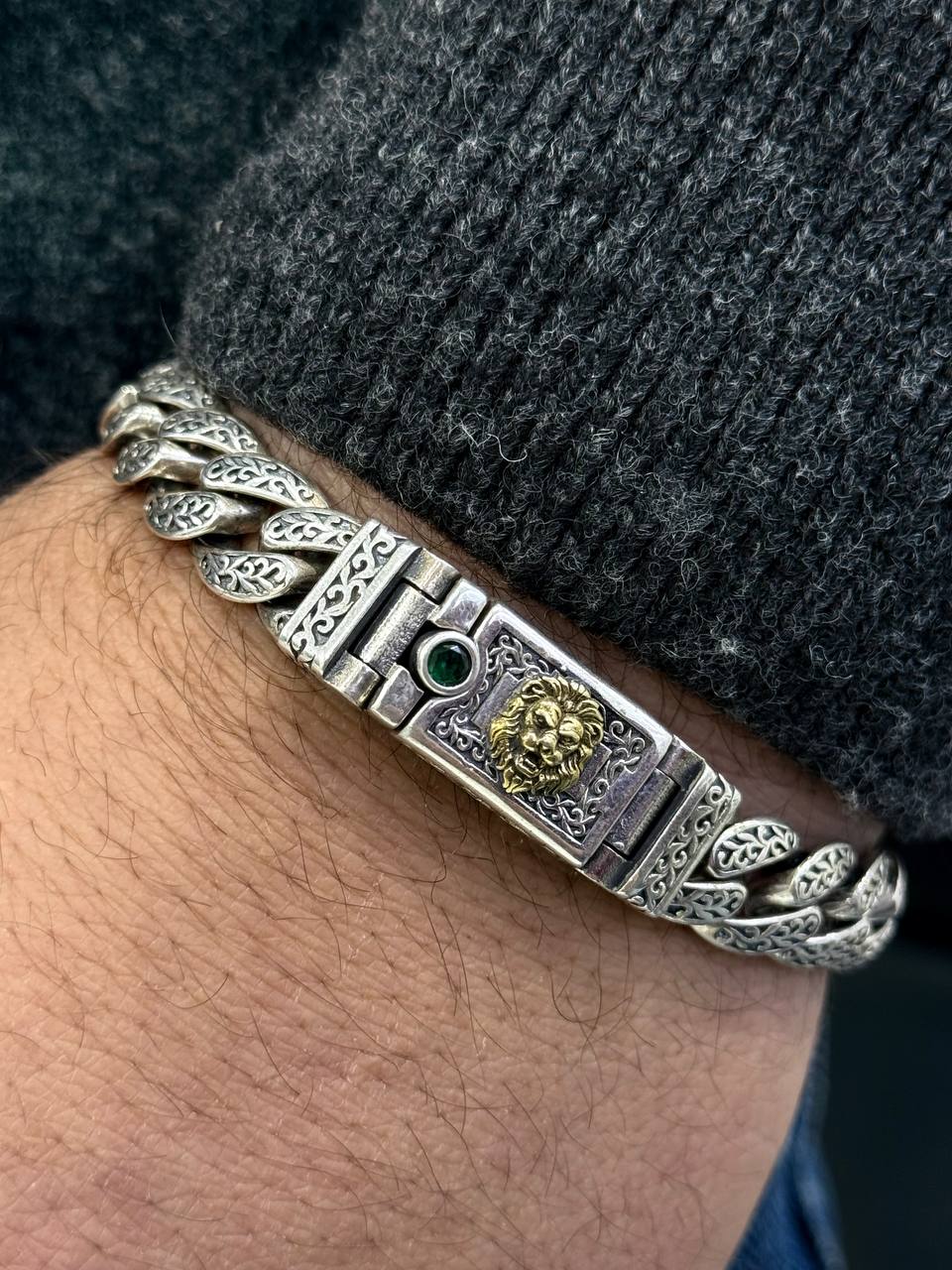 Lion of Babylon Bracelet - Sterling Silver 925