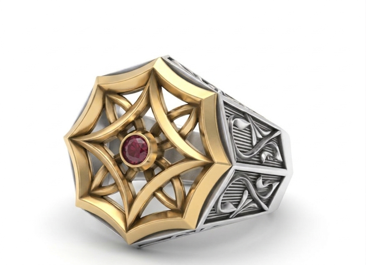 ROYAL CREST RING - Sterling Silver 925