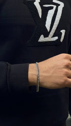 Mixed Balls & Fecoster Bracelet - S925 Sterling Silver