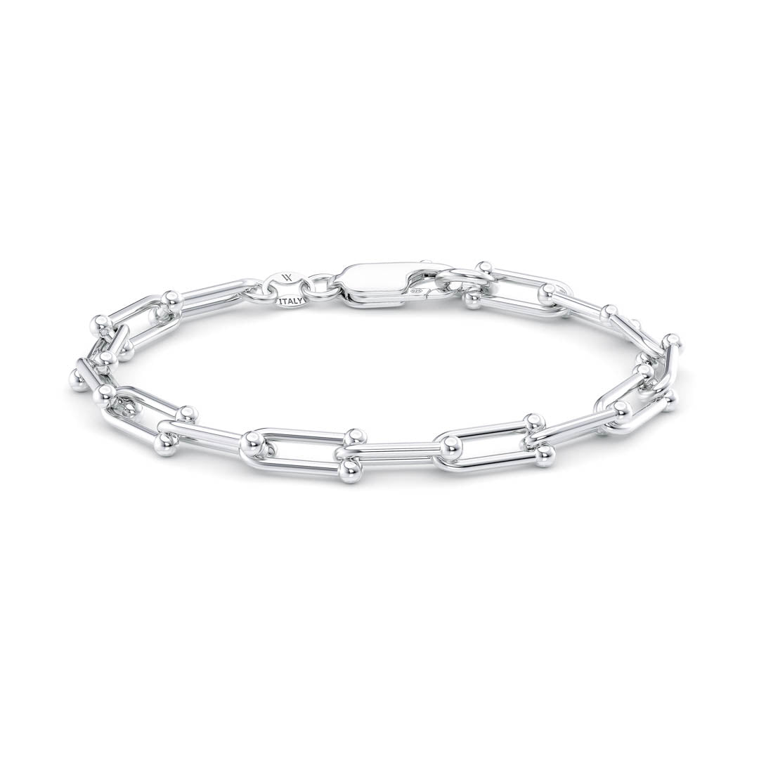 ROMAN BRACELET (6.5mm) - S925 Sterling Silver