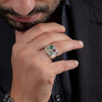Gem Signature Ring - S925 Sterling Silver